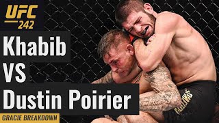 UFC 242 Khabib Nurmagomedov vs Dustin Poirier Full Fight Gracie Breakdown [upl. by Eiuol]