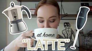 HOW TO MAKE A quotLATTEquot AT HOME moka pot  frother [upl. by Eulaliah]