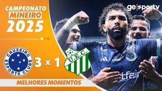 CRUZEIRO 3 x 1 UBERLÂNDIA MELHORES MOMENTOS  CAMPEONATO MINEIRO 2025 [upl. by Ydoj]