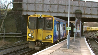 Half an Hour at 216  Birkenhead North Station 1022017  Class 507 508 terminus [upl. by Meelak]