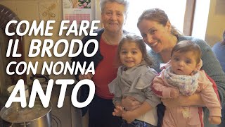 COME FARE IL BRODO 🍲 CON NONNA ANTO [upl. by Okubo561]