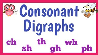 Consonant Digraphs ch sh ph th wh gh with Activity [upl. by Berck]