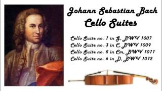 Johann Sebastian Bach  Cello suites in 432 Hz great for reading or studying [upl. by Itram148]