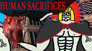 AZTEC HUMAN SACRIFICES [upl. by Rubliw]