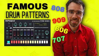 Famous Roland Drum Patterns with the TR6S 606707808909 [upl. by Eneleoj]