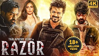 Thalapathy Vijays RAZOR  Hindi Dubbed South Movie  Vijay Sethupathi Malvika Mohanan Arjun Das [upl. by Llig]