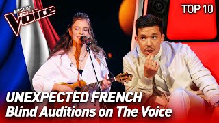 FRENCH songs in nonFrenchspeaking countries on The Voice  Top 10 [upl. by Markowitz]