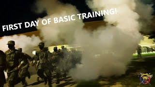 US ARMY BASIC TRAINING The First Day Fort Benning [upl. by Ajim]