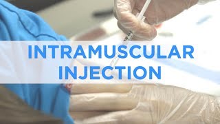 How To Perform an Intramuscular Injection [upl. by Converse]