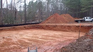 New House Lot Clearing And Basement Digging [upl. by Ollopa]