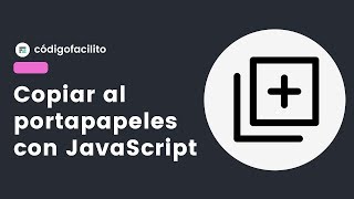 Copiar al portapapeles con JavaScript  Bytes [upl. by Curnin]