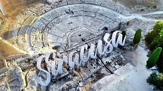 Siracusa in Sicily Syracuse birthplace of Archimedes  4K Drone Vid [upl. by Dorella]